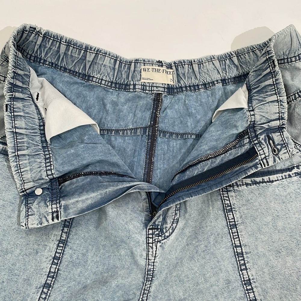 We The Free Light Blue Wide Leg Flare Jeans - Picture 13 of 15